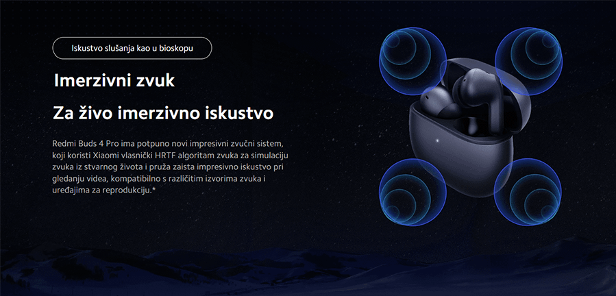 Xiaomi Redmi Buds 4 Pro (Midnight Black)